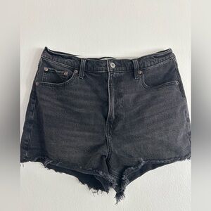 Abercrombie & Fitch Charcoal Jean Shorts